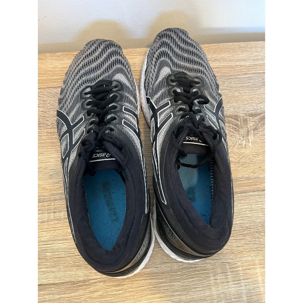 Asics Gel Nimbus 22 Mens Shoes Black White Athletic Running Sneakers Size 12.5 - Picture 7 of 10